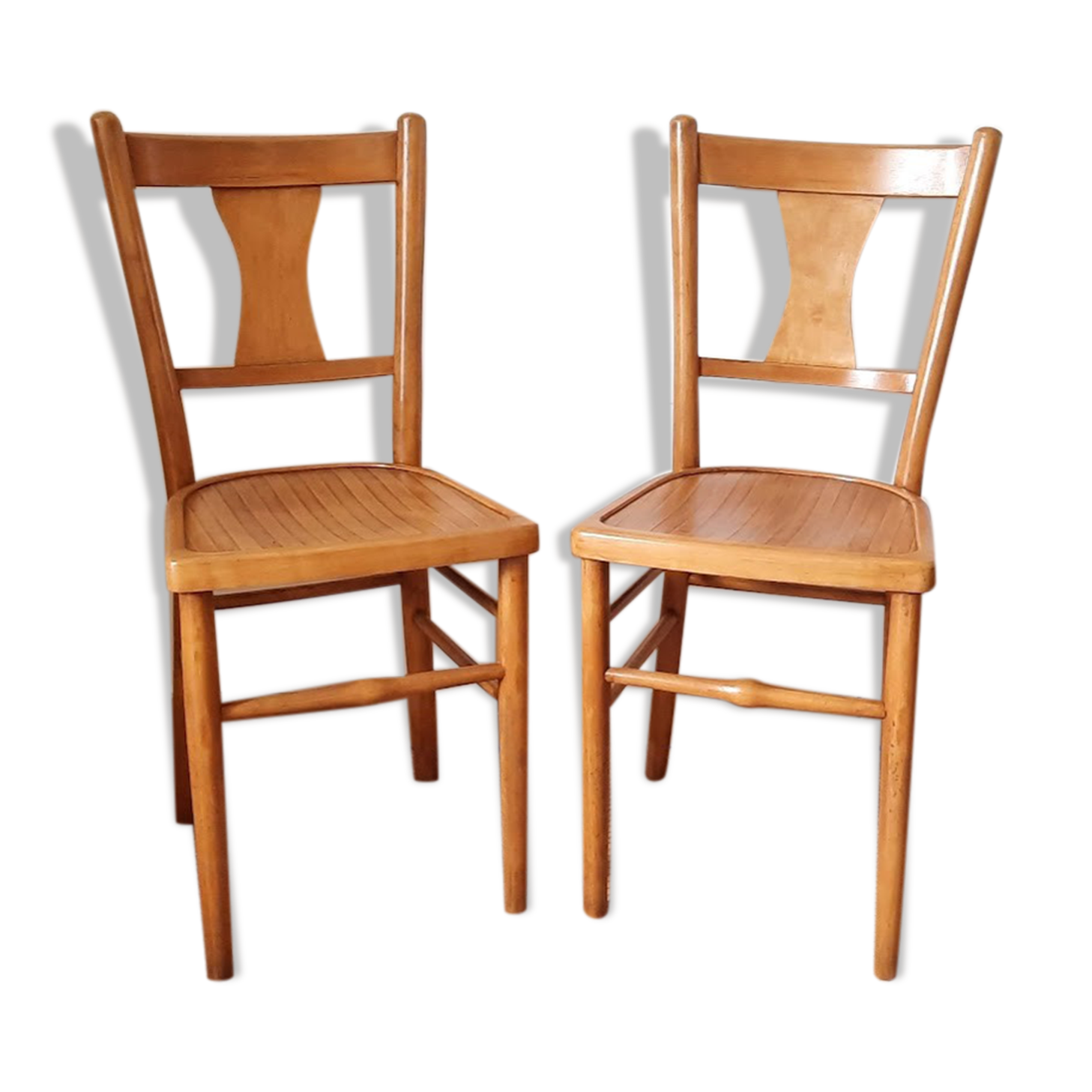 Lot de chaises bistrot Baumann