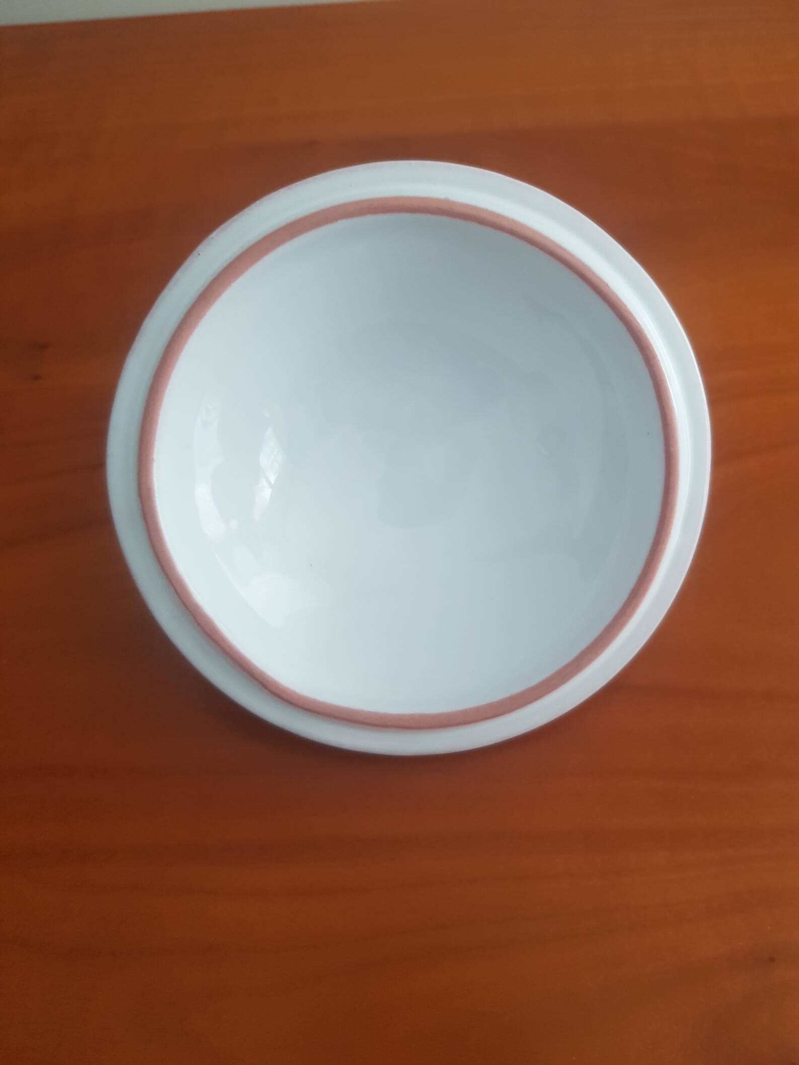 Candy dish or trinket tray signed Lallier in Moustiers