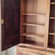 Library in solid cherry wood, Louis Philippe style.