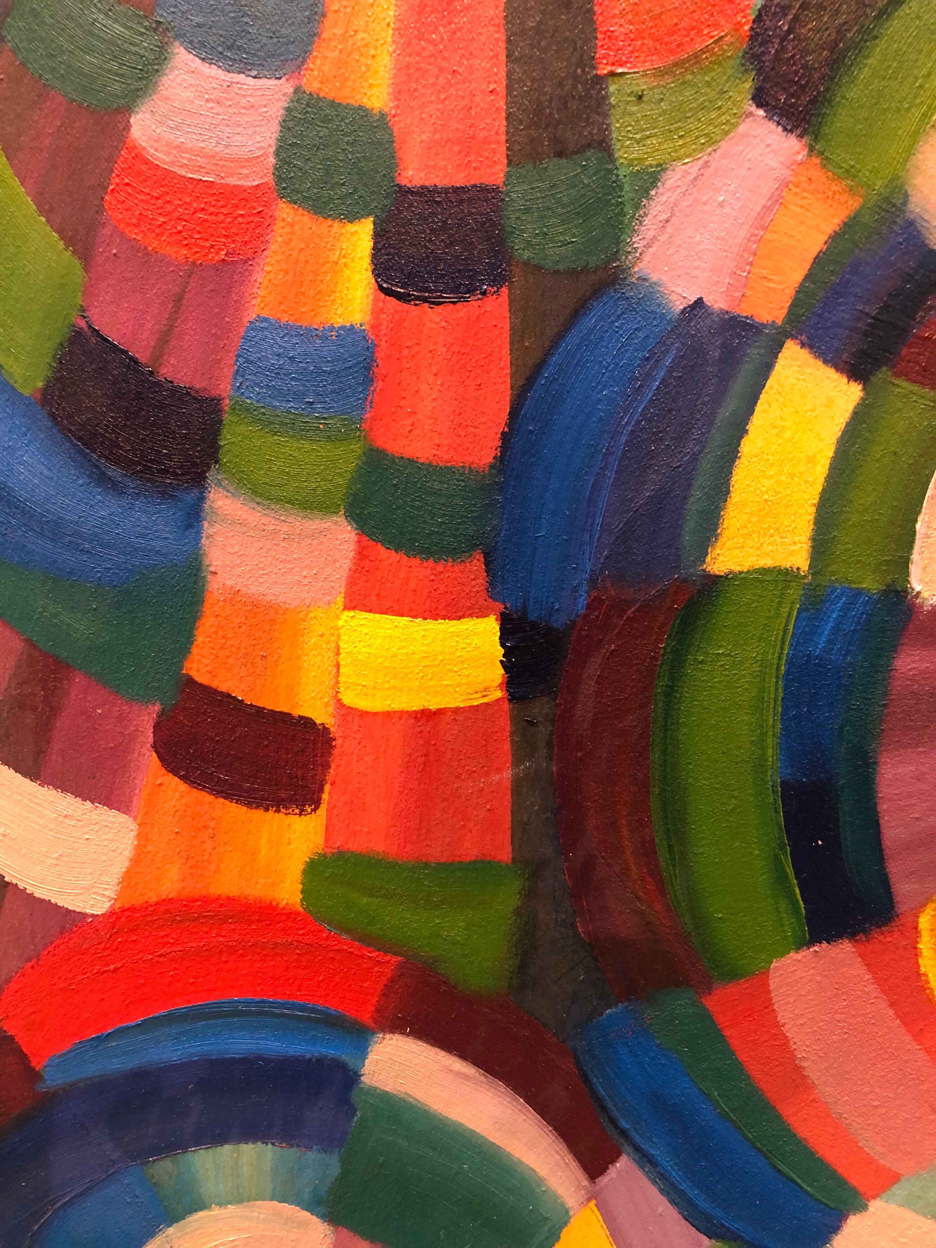 Painting twentieth lyrical abstraction Sonia Delaunay