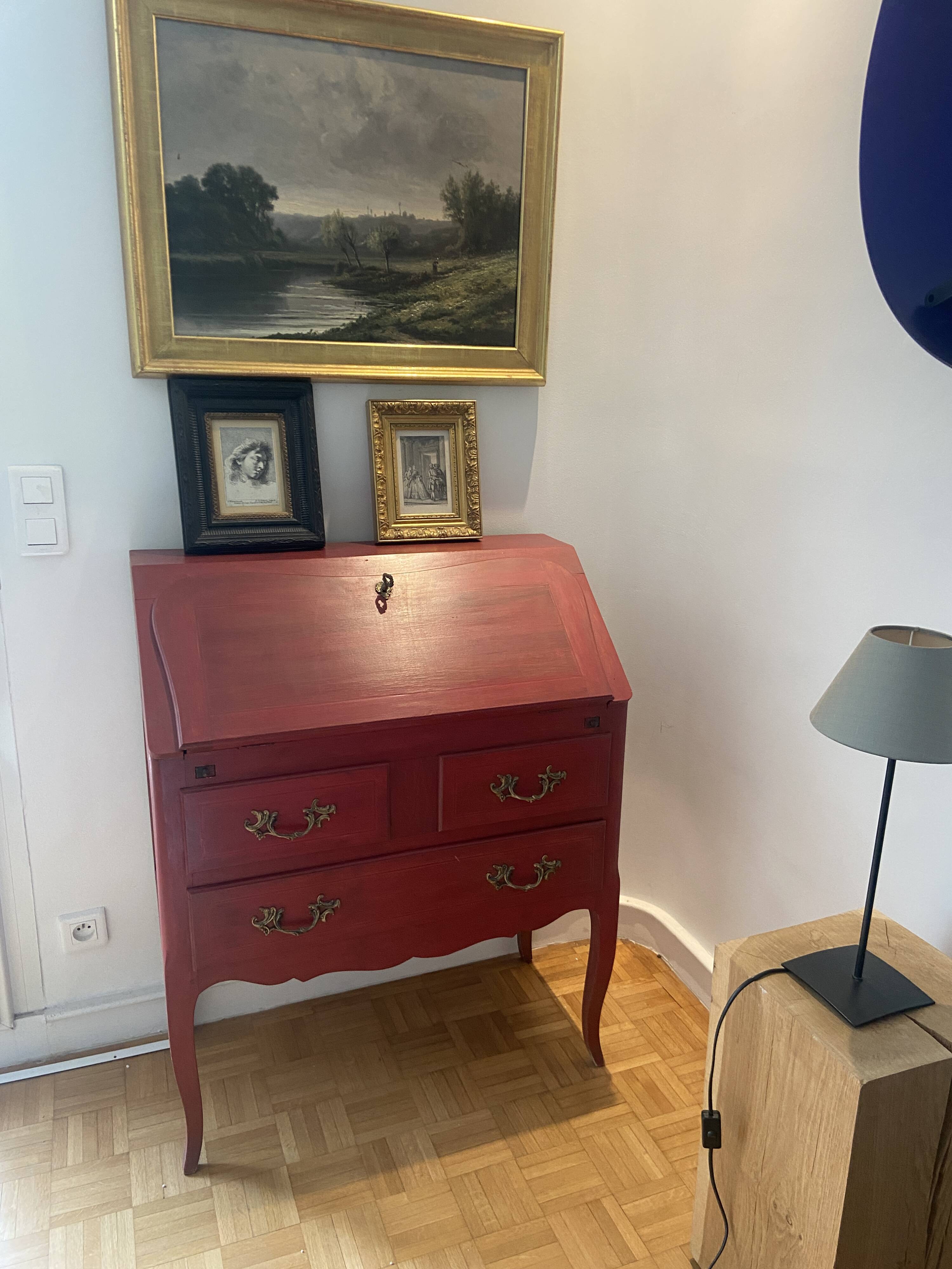 Urgent Louis XV style secretary, 18th century