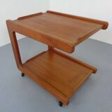 Danish Teak Serving Cart, 1960s