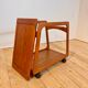 Danish teak bar cart, 1960s