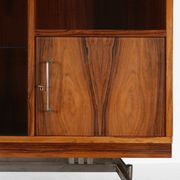 Rare A-geometrically Italian Mid-century cabinet in rosewood, 1960s