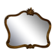 Miroir baroque large à la coquille 69x80cm