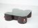 Coffee Table and 4 Stools by Guido Faleschini, Leather, 1970s