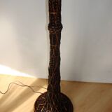 Floor lamp in rattan , 1950s.
