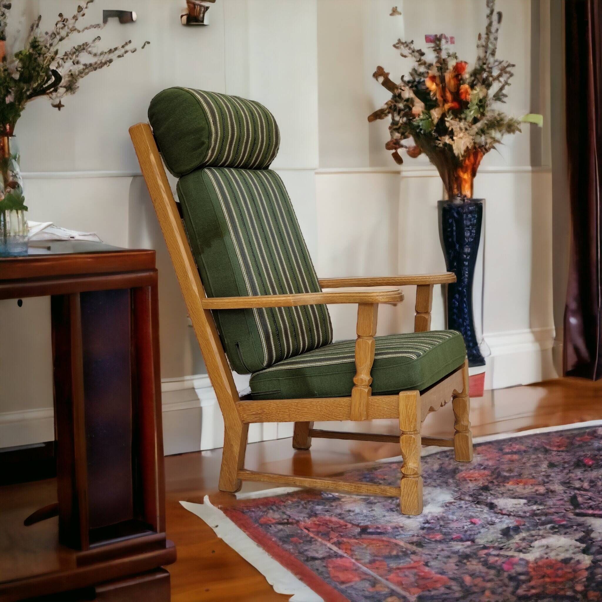 60s, armchair, danish design, henning kjærnulf style
