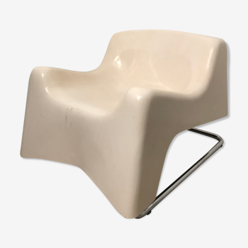 1970 Italian fiberglass armchair