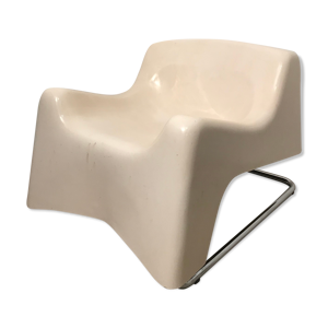 Fauteuil italien 1970 en fibre