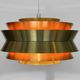 Pendant light "Trava" by Carl Thore for Granhaga Metallindustri. Sweden 1970s