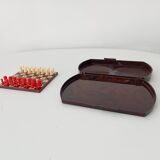 Vintage pocket chess set Lowe Co Travel Usa 50s/60s