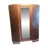 Art Deco walnut wardrobe