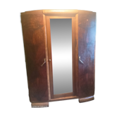Armoire à glace en noyer art-déco