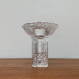 Olympics glass candle holder by Lars Hellsten for Orrefors, Sweden, 1984