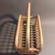 Vintage rattan magazine holder