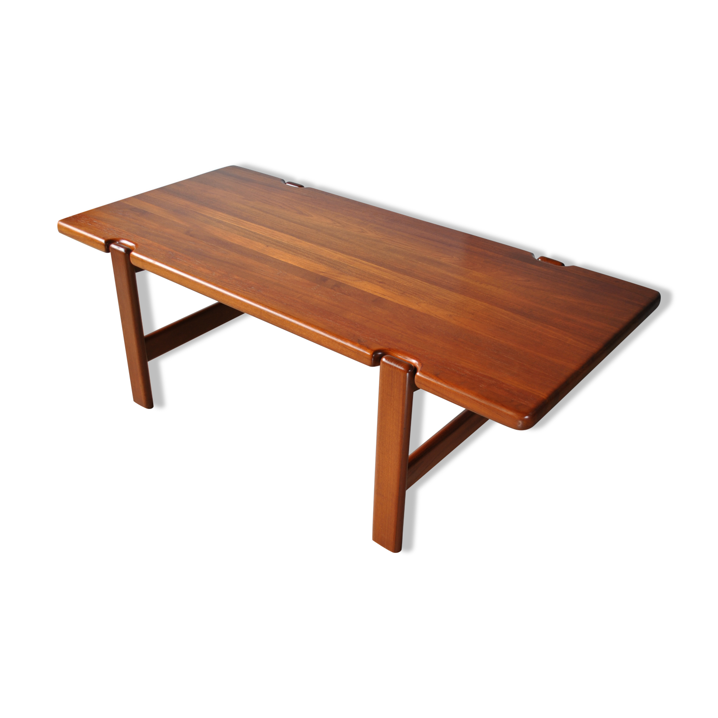 Danish teak coffee table by Niels Bach