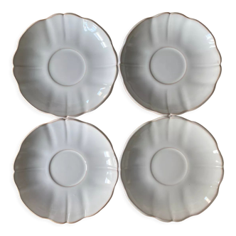 Assiette plate en porcelaine D26,8cm - blanc - MARLI - al