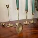Suite of 5 Danish candle holders 50s