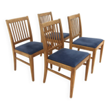 Set de 4 chaises scandinave en pin, Suède, 1960