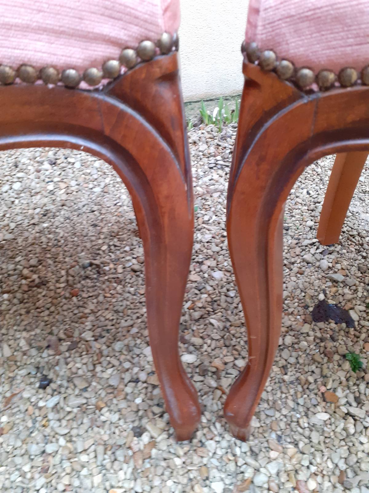Lot de 4 chaises médaillon de style Louis Philippe