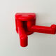 Coat rack or double hook - Vintage - Metalplastica - Italy 70s