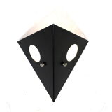Black metal 'Night Owl' wall lamp for Raak, The Netherlands 60s