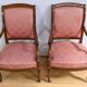 Paire de Fauteuils en Acajou, époque Restauration – Début XIXe