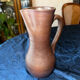 Glazed terracotta pitcher stamped jean dubost