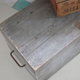 Old patinated grey box