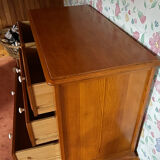 Chest of drawers in blond honey pine Aubert