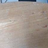 Vintage free-form solid wood table
