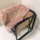 Fauteuil en rotin laqué noir et cannage naturel