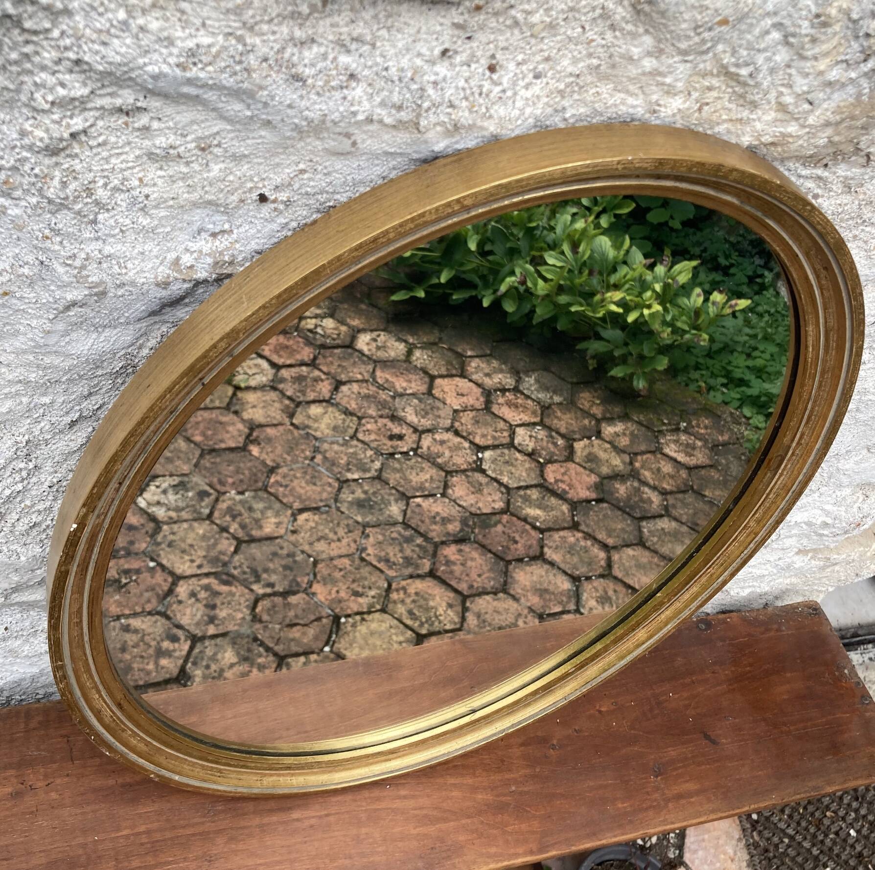 Miroir ancien doré
