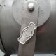 Projector AE Cremer industrial lamp on wooden trefoot