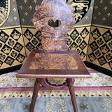 Suite of 4 Alsatian chairs in elm magnifying glass