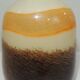Murano/vintage multicolor glass flower vase
