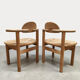 Vintage Rainer Daumiller papercord dining chairs Hirtshals Savværk