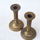 Pair of brass candlesticks
