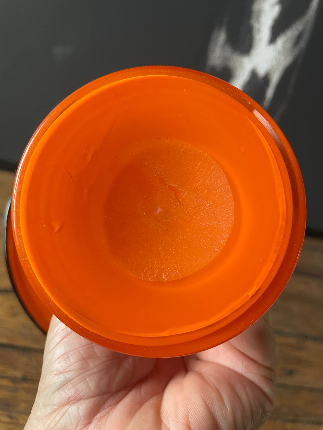 Art Deco blown glass vase