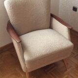 Set arc + 2 chairs 50s 60s Danish sofa good condition
