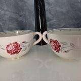 Duo de tasses faïence