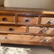 Solid oak chest of drawers