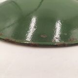 Enameled sheet metal pendant lights