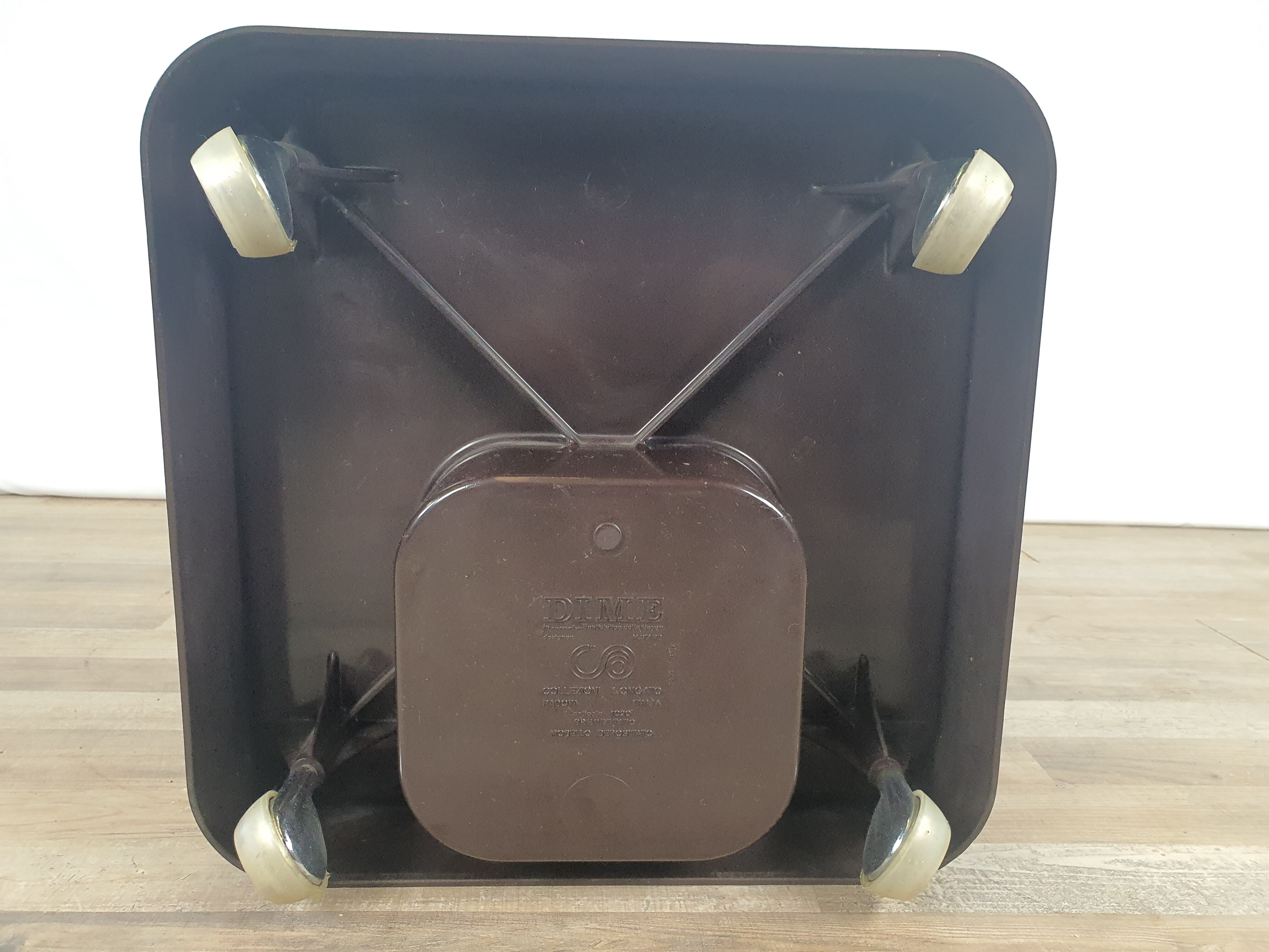 Tabouret cubique Dime par Marcello Siard pour Longato années 1960