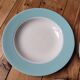 Set of 3 turquoise soup plates L'Amandinoise