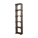 Vintage wooden column bookcase shelf