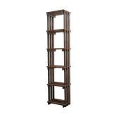 Étagère colonne vintage en bois