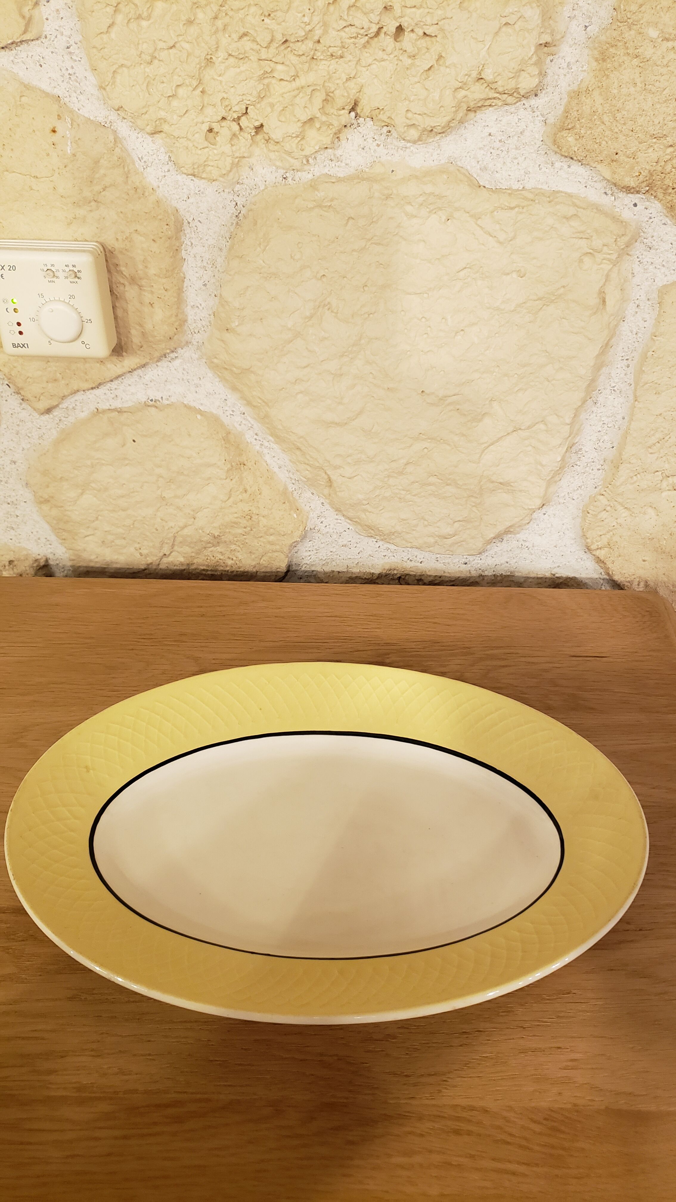 Oval dish Moulin des Loups