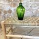 poplar bench and braided doum (palm tree)